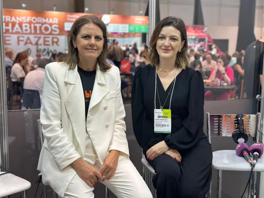 Andrea Kohlrausch (Calçados Bibi) e Luana Rodrigues (Exclusivo)