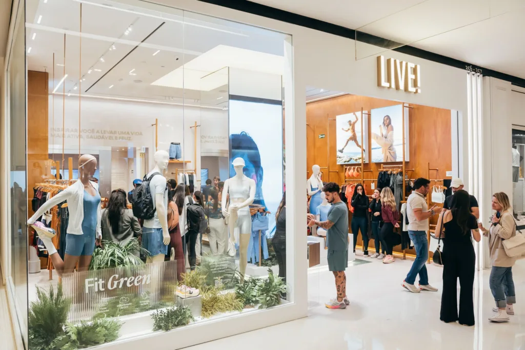 Loja da Live! no Shopping JK Iguatemi, em S&atilde;o Paulo/SP