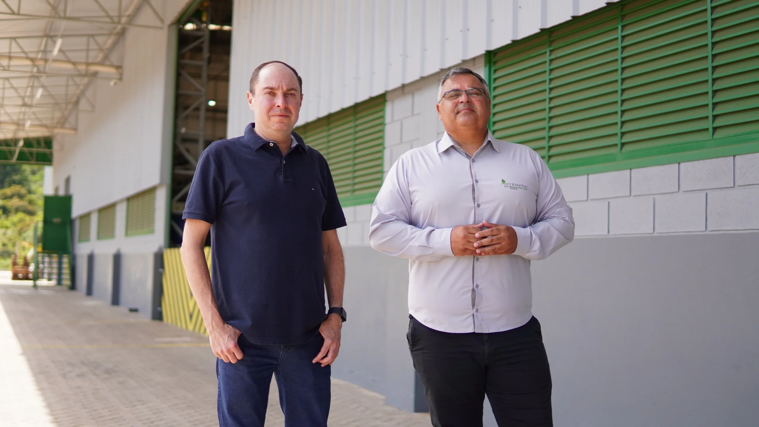 Marciano Schmitz e Luciano Woll da Silva, da Ambiente Verde