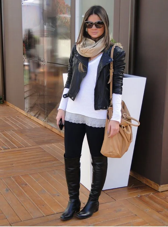 Calça fusô com bota