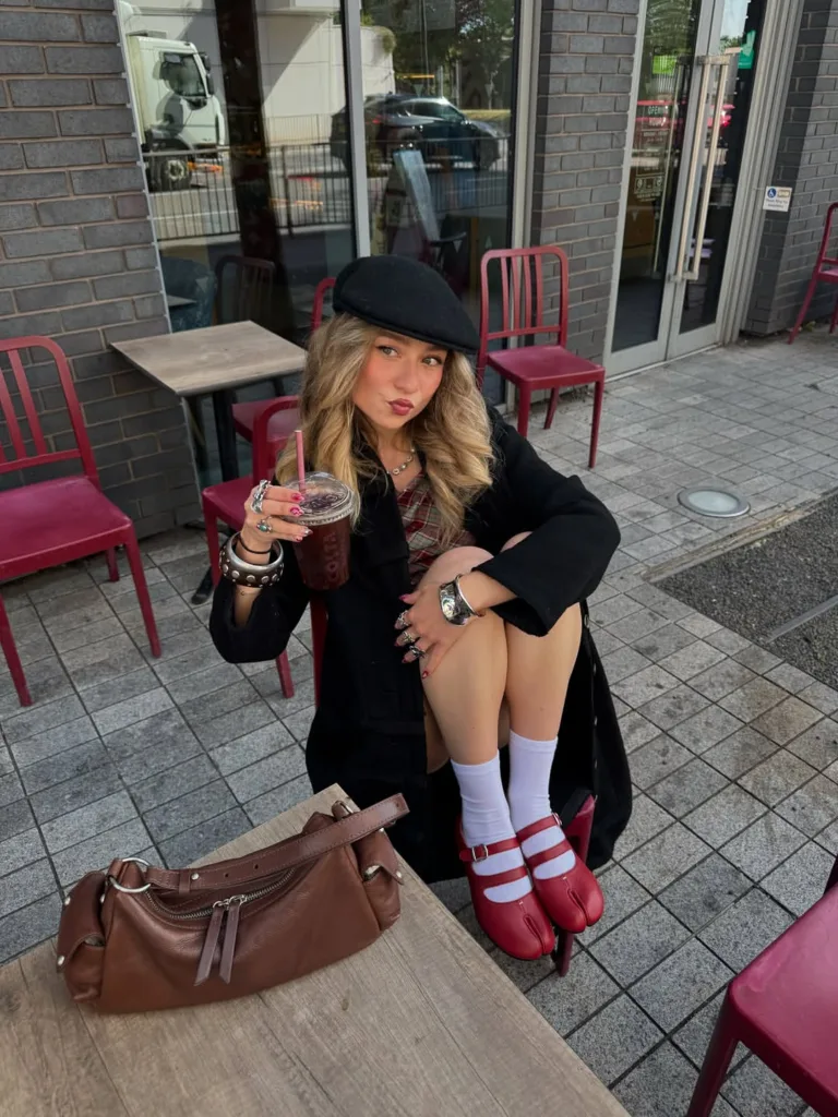Look com sapato tabi