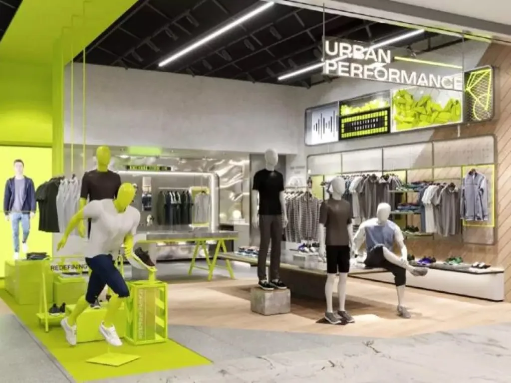 Loja da Urban Performance, uma das novas marcas da Aramis Inc.