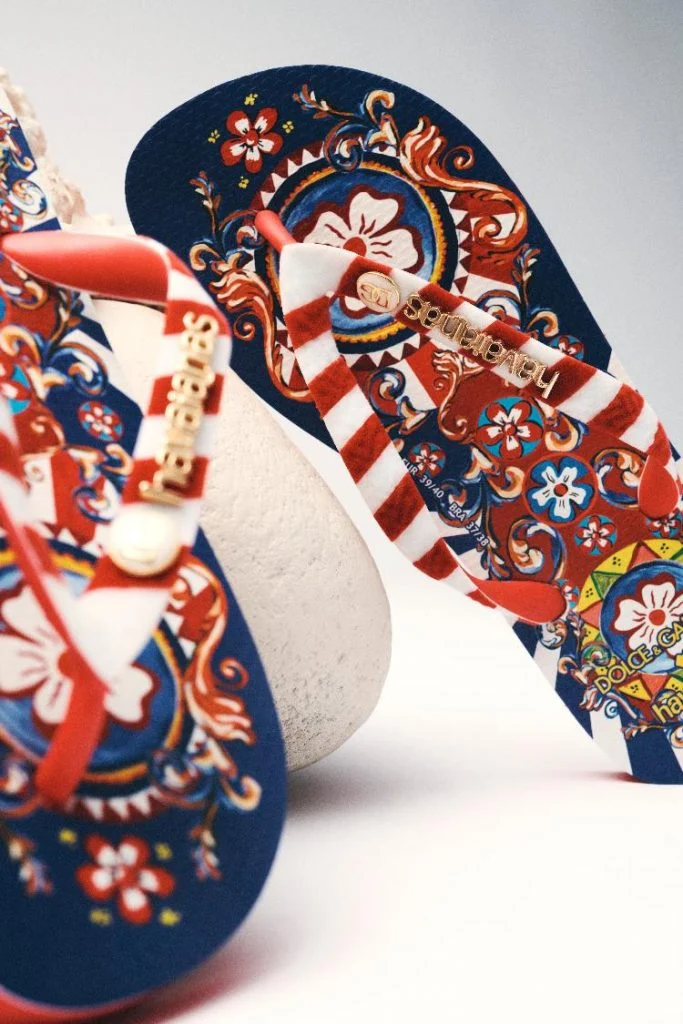 Havaianas fez collab de chinelo com Dolce&Gabbana