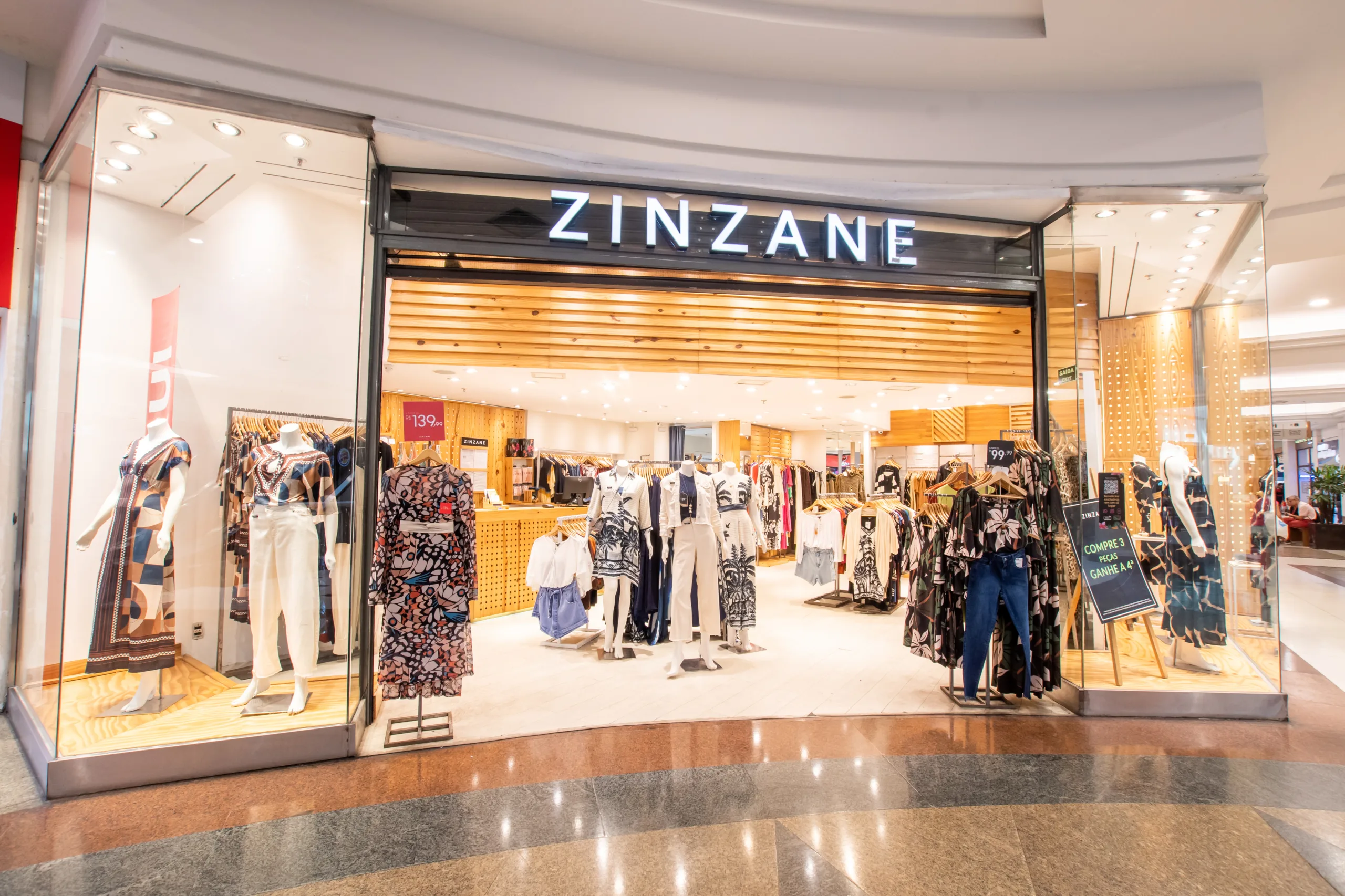 Loja da Zinzane no Shopping Boulevard, no Rio de Janeiro/RJ