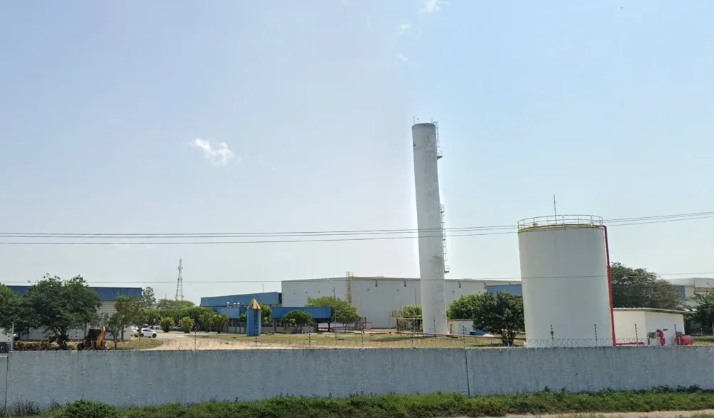 Fábrica da Alpargatas em Santa Rita/PB está localizada às margens da rodovia BR-230