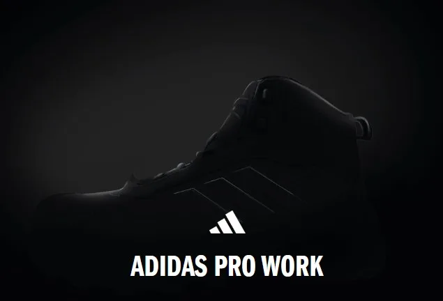 Site da linha Adidas Pro Work só mostra, por enquanto, a silhueta de um calçado