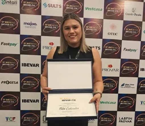 Calçados Bibi esteve representada no 11º Ranking IBEVAR-FIA 2025 por sua superviosa de São Paulo, Natália dos Santos