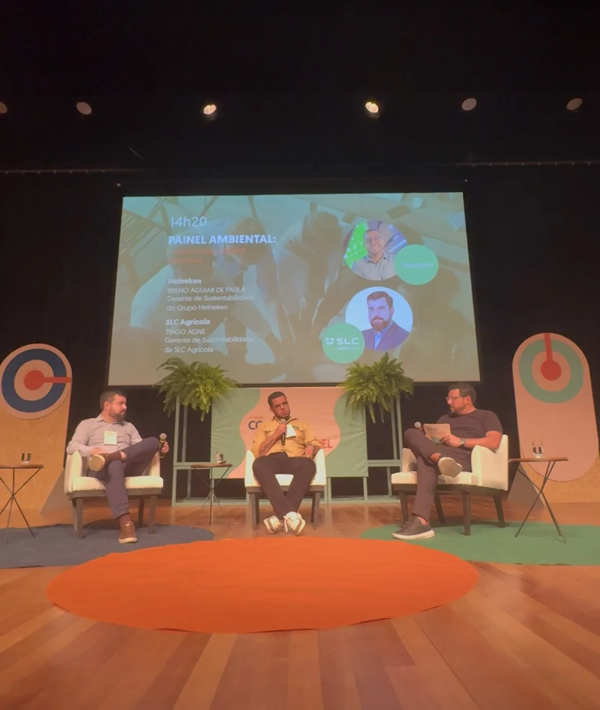 Painel Ambiental do Conexão Origem Sustentável contou com cases do Grupo Heineken e da SLC Agrícola