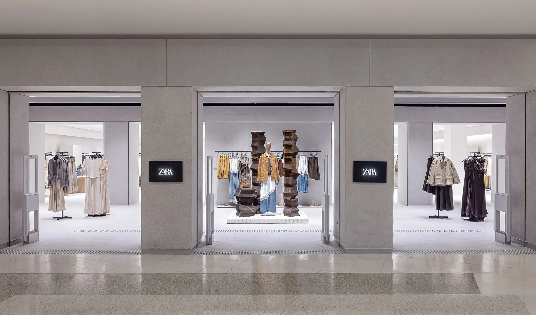 Loja da Zara no ParkShoppingBarigüi, em Curitiba/PR