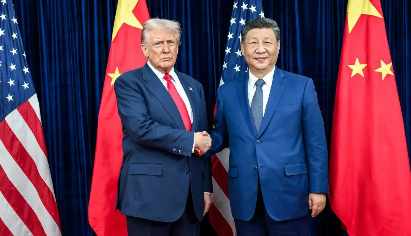 Donald Trump e Xi Jinping em reunião no dia 30 de outubro