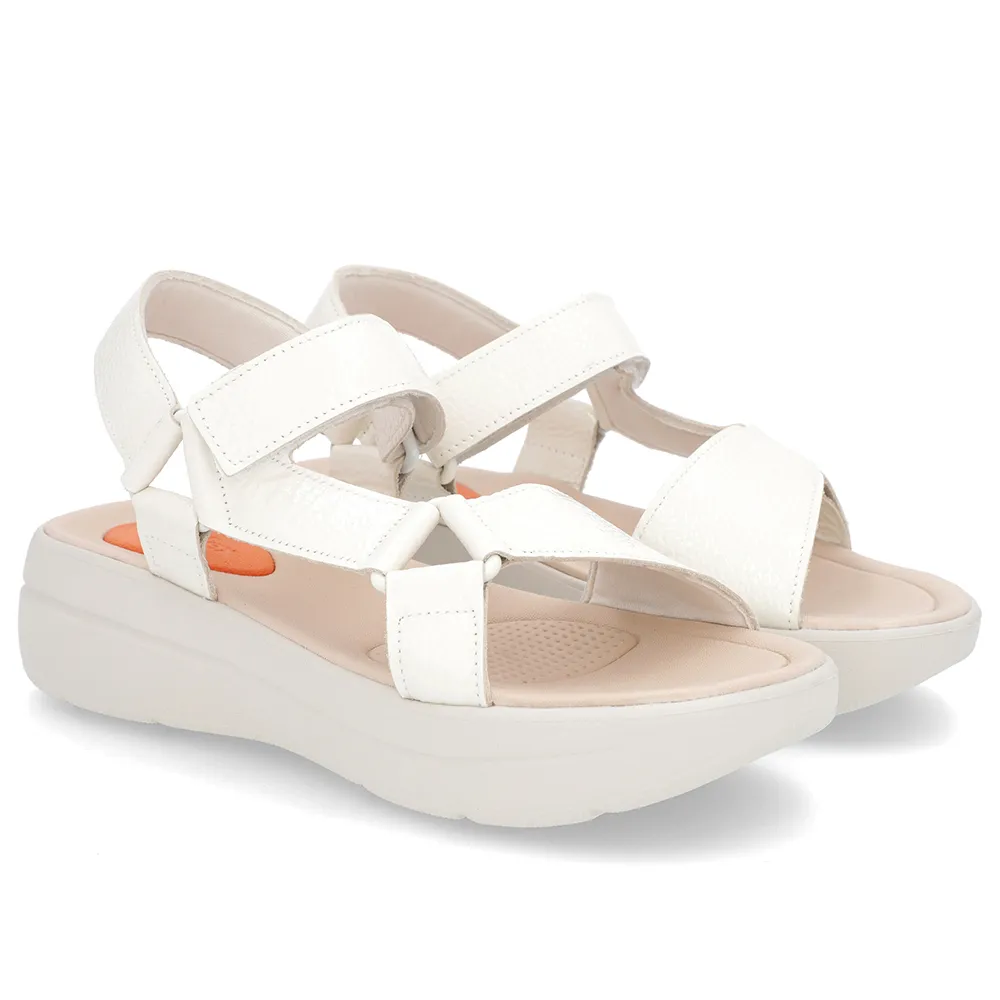 Sandália Papete Off-White Couro Verniz, Usaflex, R$ 359,99
