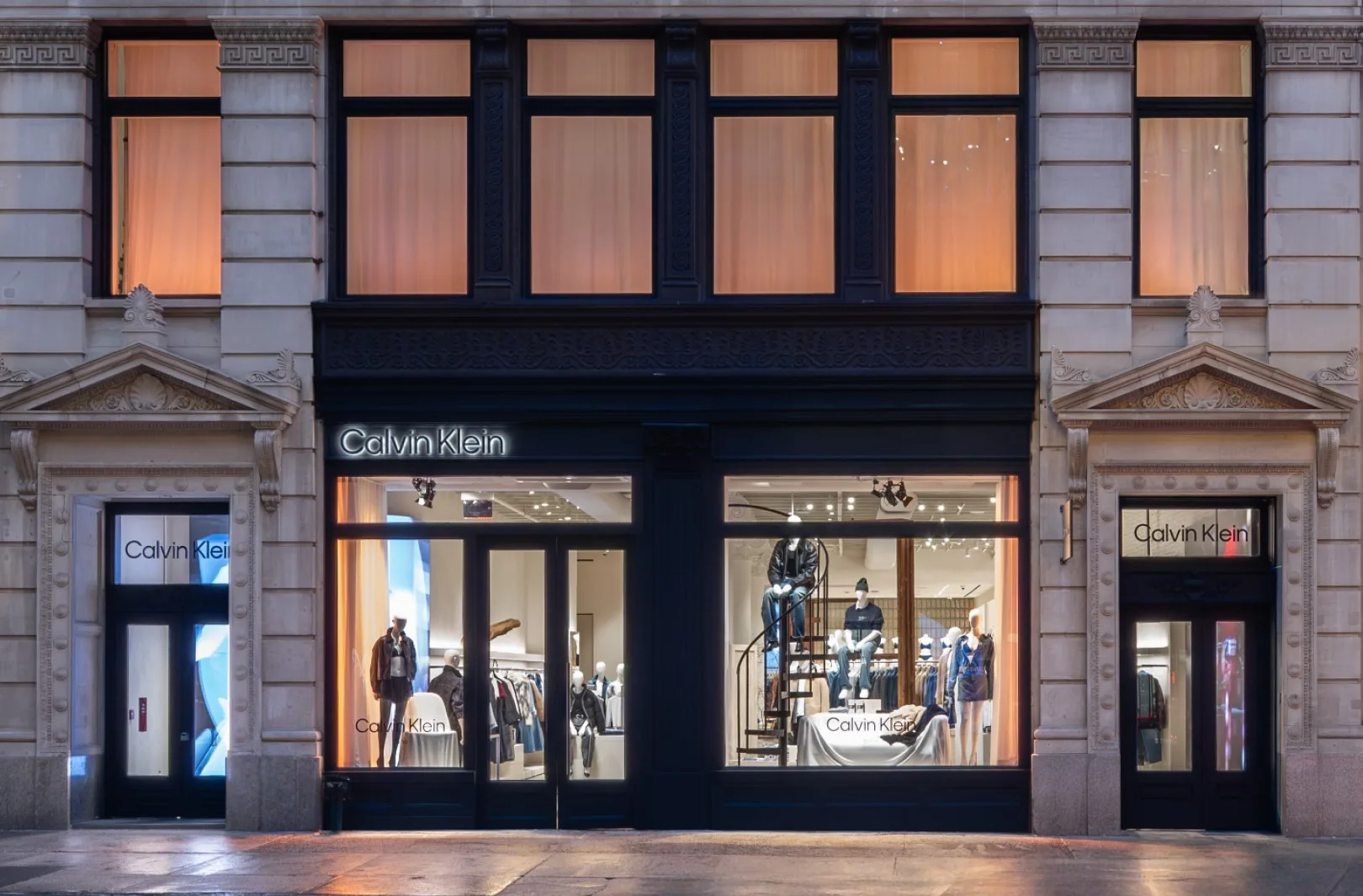 Loja da Calvin Klein no bairro nova-iorquino do Soho