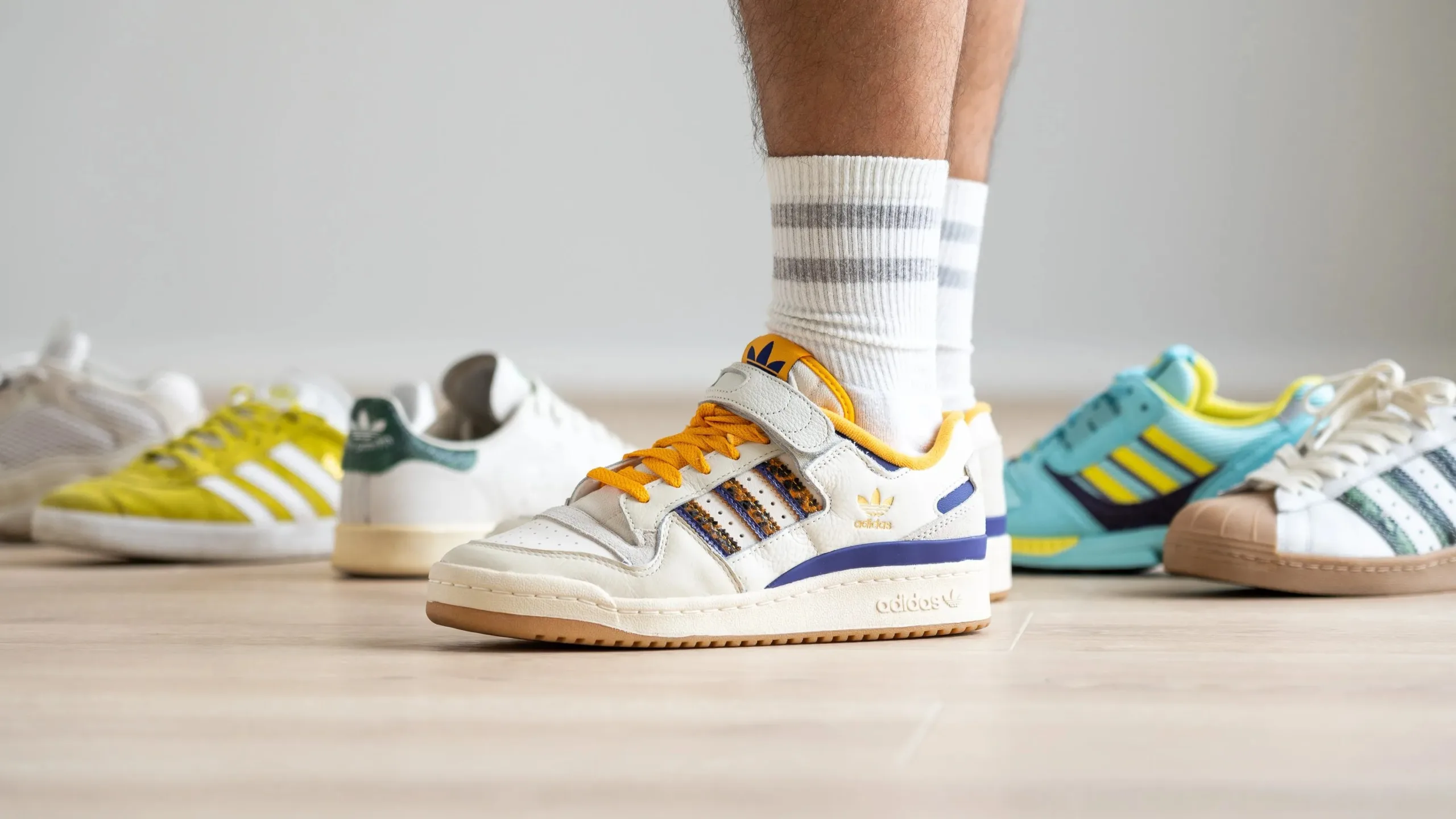 Alguns modelos de sneaker da Adidas