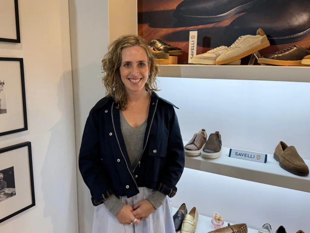 Gerente de exportação da Savelli Calçados, Bruna Pini