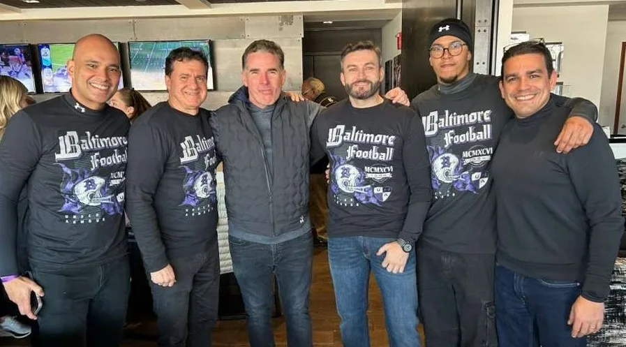 Encontro na sede mundial da Under Armour em Baltimore, nos Estados Unidos