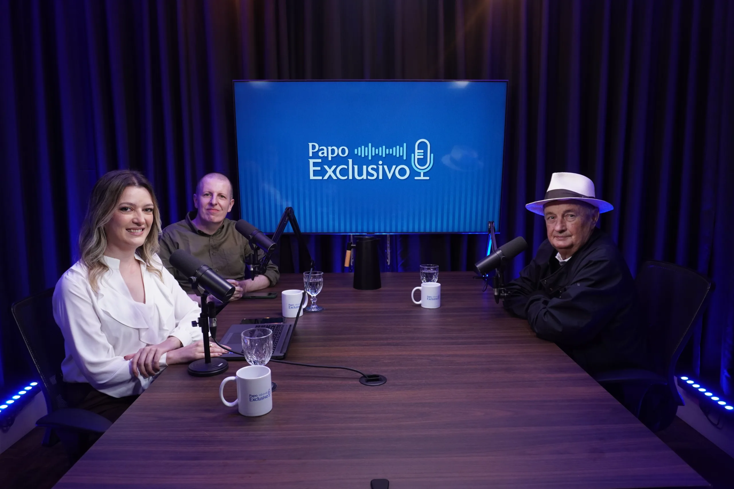 Luana, Pozzebon e Argenta no 2º episódio do Papo Exclusivo