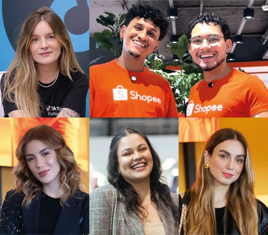 Participantes da Live Commerce