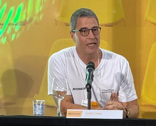CEO do Grupo S2, Thomas Simon, durante coletiva de imprensa na 6&ordf; BFSHOW