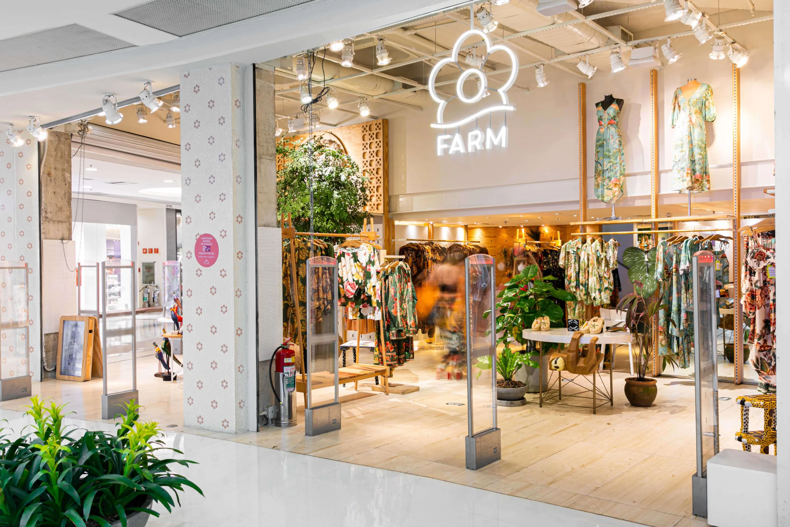 Loja da Farm no Shopping Leblon, no Rio de Janeiro