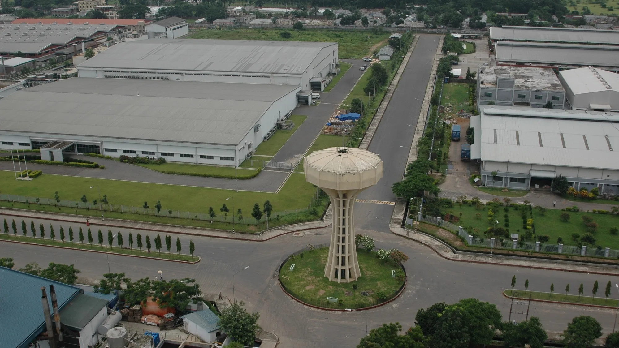 Uma das zonas de processamento de exportação em Bangladesh